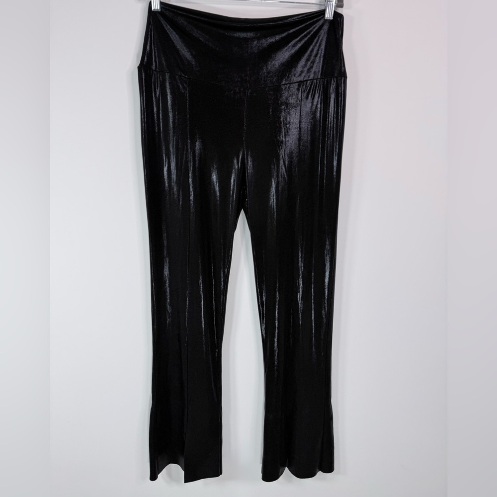 Norma Kamali Women's Metallic 'Spat' Leggings - XL